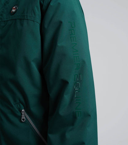 Premier Equine Junior Pro Rider Unisex Riding Jacket Green - N P Equestrian & Pet Supplies Ltd 