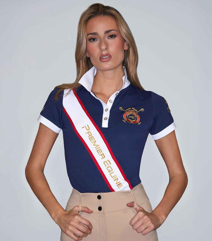 Premier Equine Heritage Polo Shirt - Navy