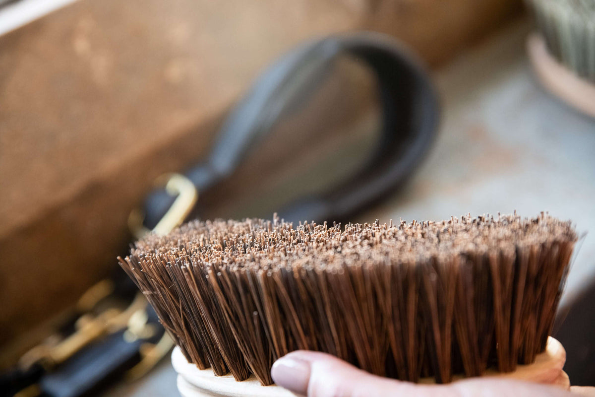 Borstiq Banana Dandy Brush - N P Equestrian & Pet Supplies Ltd