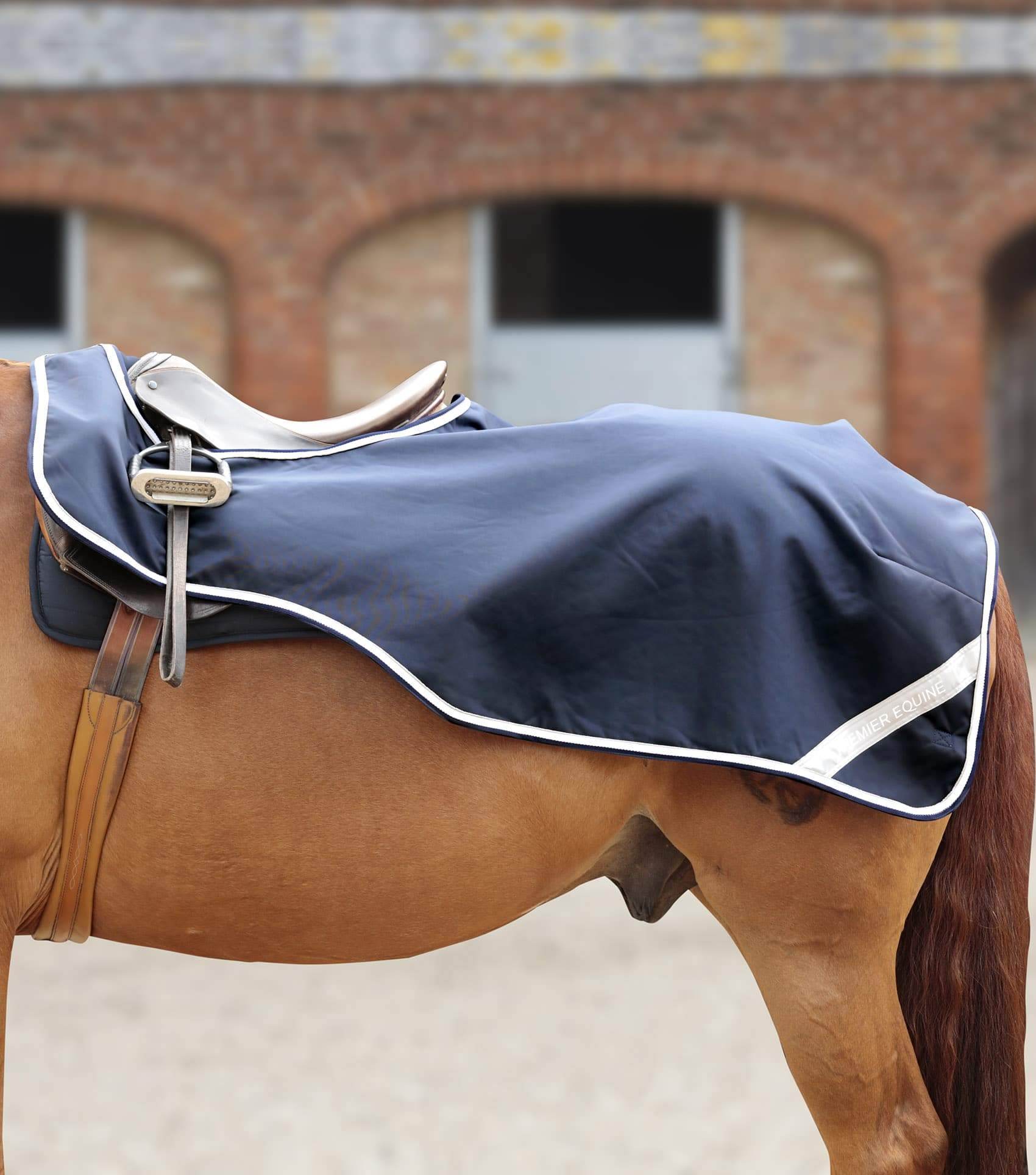 Premier Equine Horse Exercise Sheet Navy - N P Equestrian & Pet Supplies Ltd 