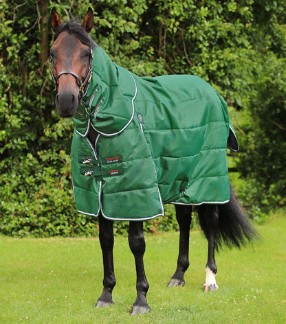 Premier Equine Hydra 200g Stable Rug with Neck Cover Green - N P Equestrian & Pet Supplies Ltd