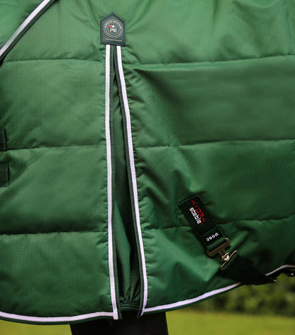 Premier Equine Hydra 200g Stable Rug with Neck Cover Green - N P Equestrian & Pet Supplies Ltd