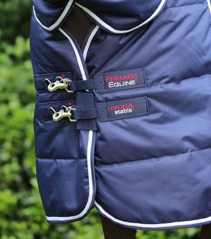 Premier Equine Hydra 200g Stable Rug with Neck Cover Navy - N P Equestrian & Pet Supplies Ltd