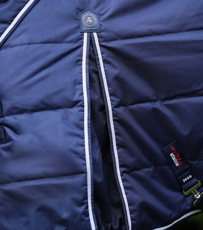 Premier Equine Hydra 200g Stable Rug with Neck Cover Navy - N P Equestrian & Pet Supplies Ltd