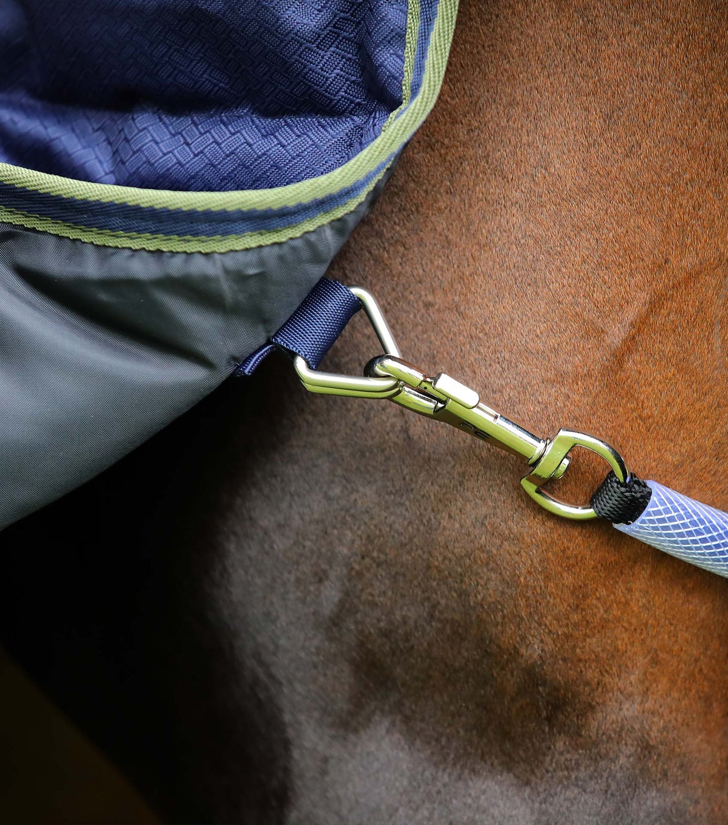 Premier Equine Hydra 350g Stable Rug with Neck Cover Navy