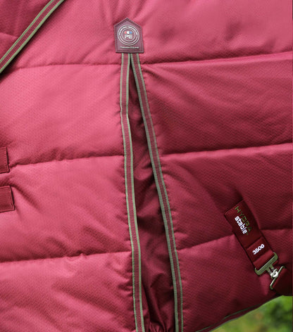 Premier Equine Hydra 350g Stable Rug with Neck Cover Wine