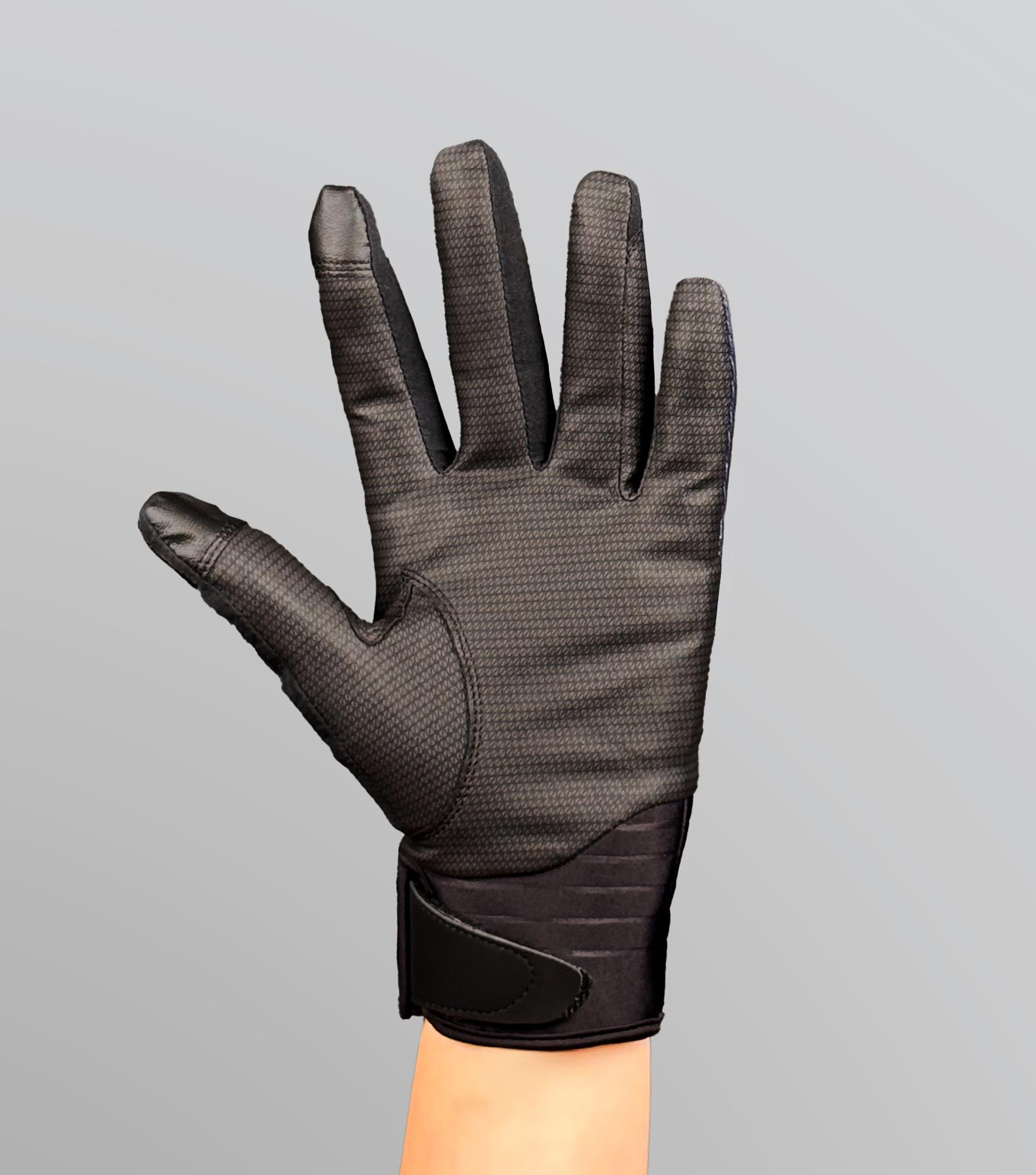 Description:Hydrex Waterproof Riding Gloves_Colour:Navy_Position:6