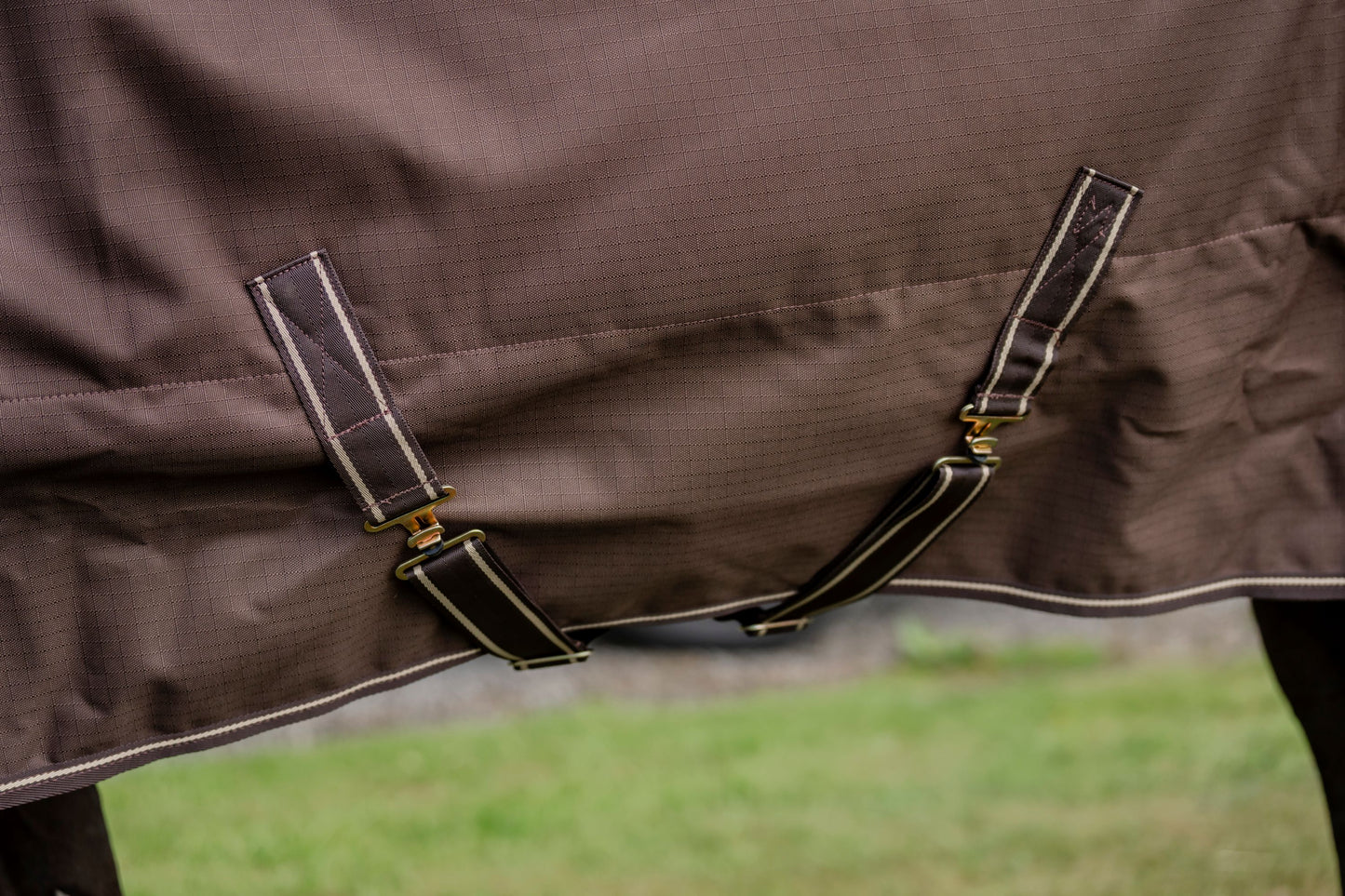 Bucas Irish 150g Turnout Rug With Detachable Neck Cover - Espresso