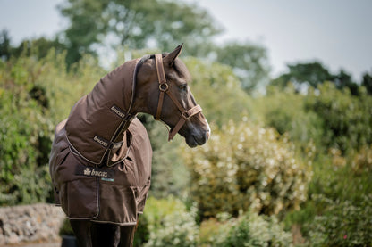 Bucas Irish 150g Turnout Rug With Detachable Neck Cover - Espresso