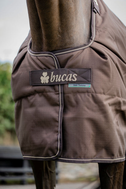 Bucas Irish 150g Turnout Rug With Detachable Neck Cover - Espresso