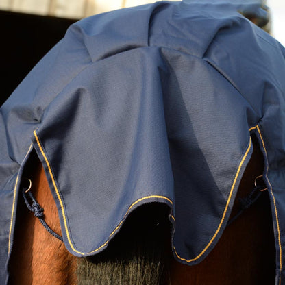 Bucas Irish 50g Standard Neck Turnout Rug - Navy/Gold
