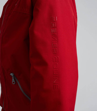 Premier Equine Junior Pro Rider Unisex Riding Jacket Red - N P Equestrian & Pet Supplies Ltd 