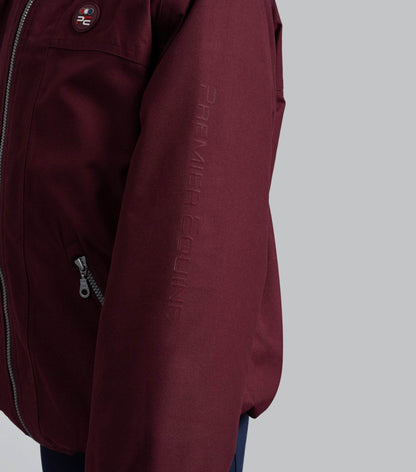 Premier Equine Junior Pro Rider Unisex Riding Jacket Wine - N P Equestrian & Pet Supplies Ltd 