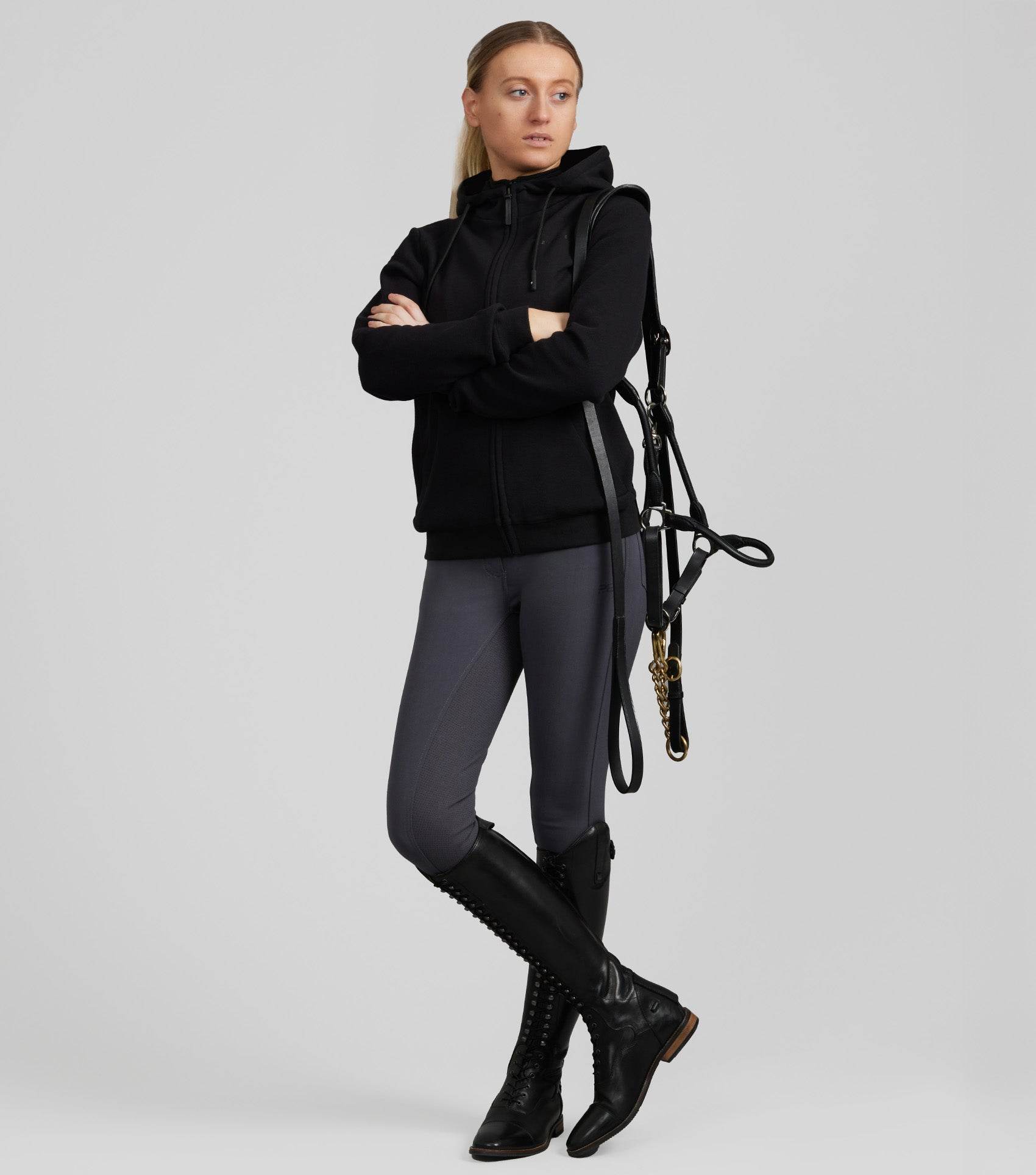Premier Equine Legato Hooded Full-Zip Sweatshirt - N P Equestrian & Pet Supplies Ltd 