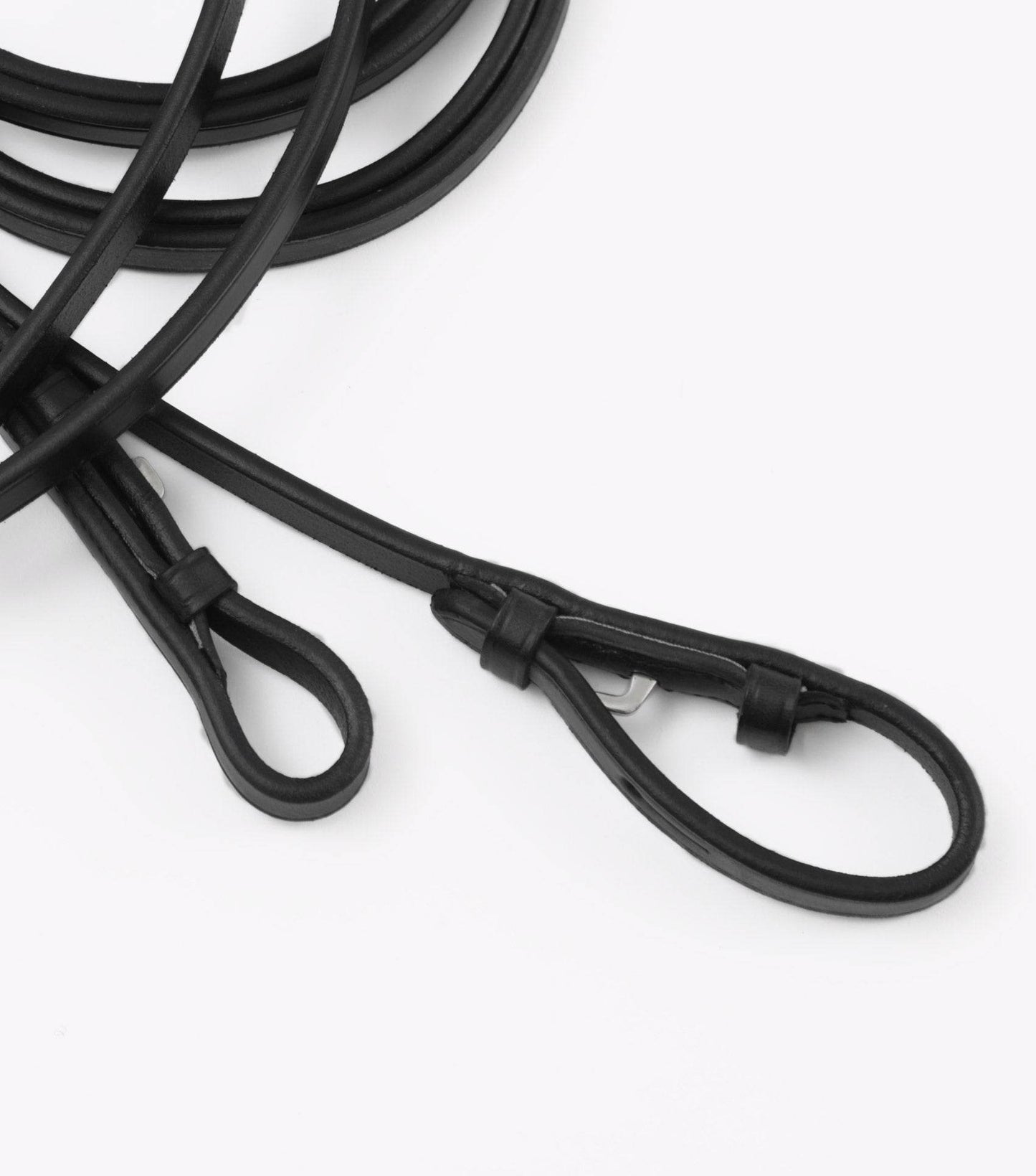 Premier Equine Leonardo Plain Leather Double Bridle Reins - N P Equestrian & Pet Supplies Ltd 