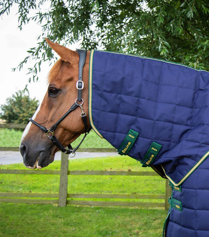 Premier Equine Lucanta 450g Stable Rug with Neck Cover Navy - N P Equestrian & Pet Supplies Ltd 