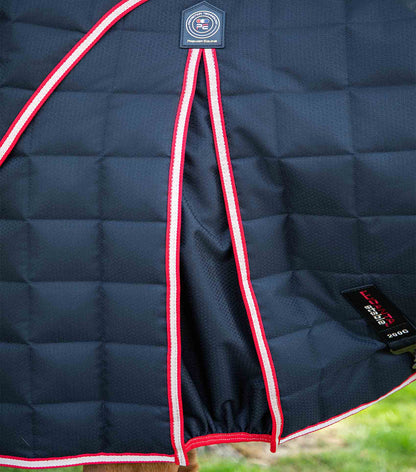 Premier Equine Lucanta 200g Stable Rug with Neck Cover Black
