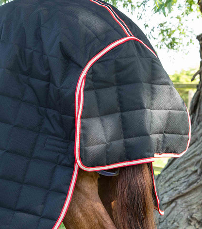 Premier Equine Lucanta 200g Stable Rug with Neck Cover Black