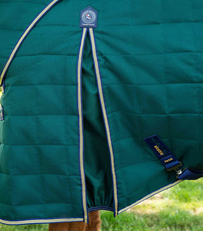 Premier Equine Lucanta 200g Stable Rug with Neck Cover Green