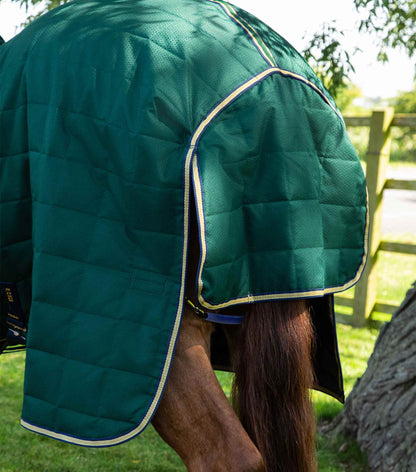 Premier Equine Lucanta 200g Stable Rug with Neck Cover Green