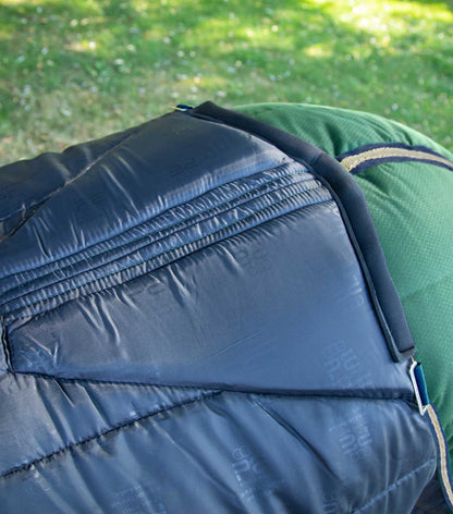 Premier Equine Lucanta 200g Stable Rug with Neck Cover Green