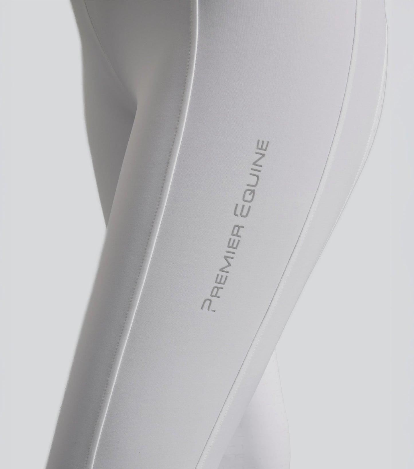 Premier Equine Luceo Women's Full Seat Competition Riding Tights - White