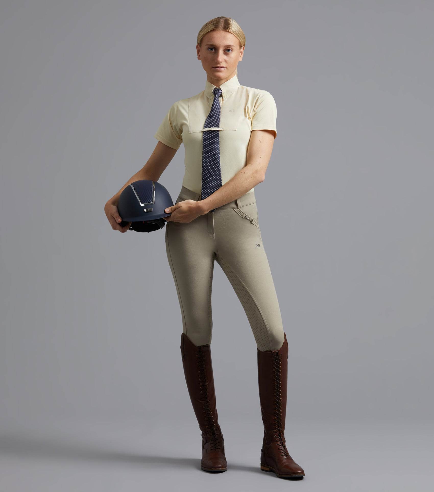 Premier Equine Luciana Ladies Short Sleeve Tie Shirt - N P Equestrian & Pet Supplies Ltd 