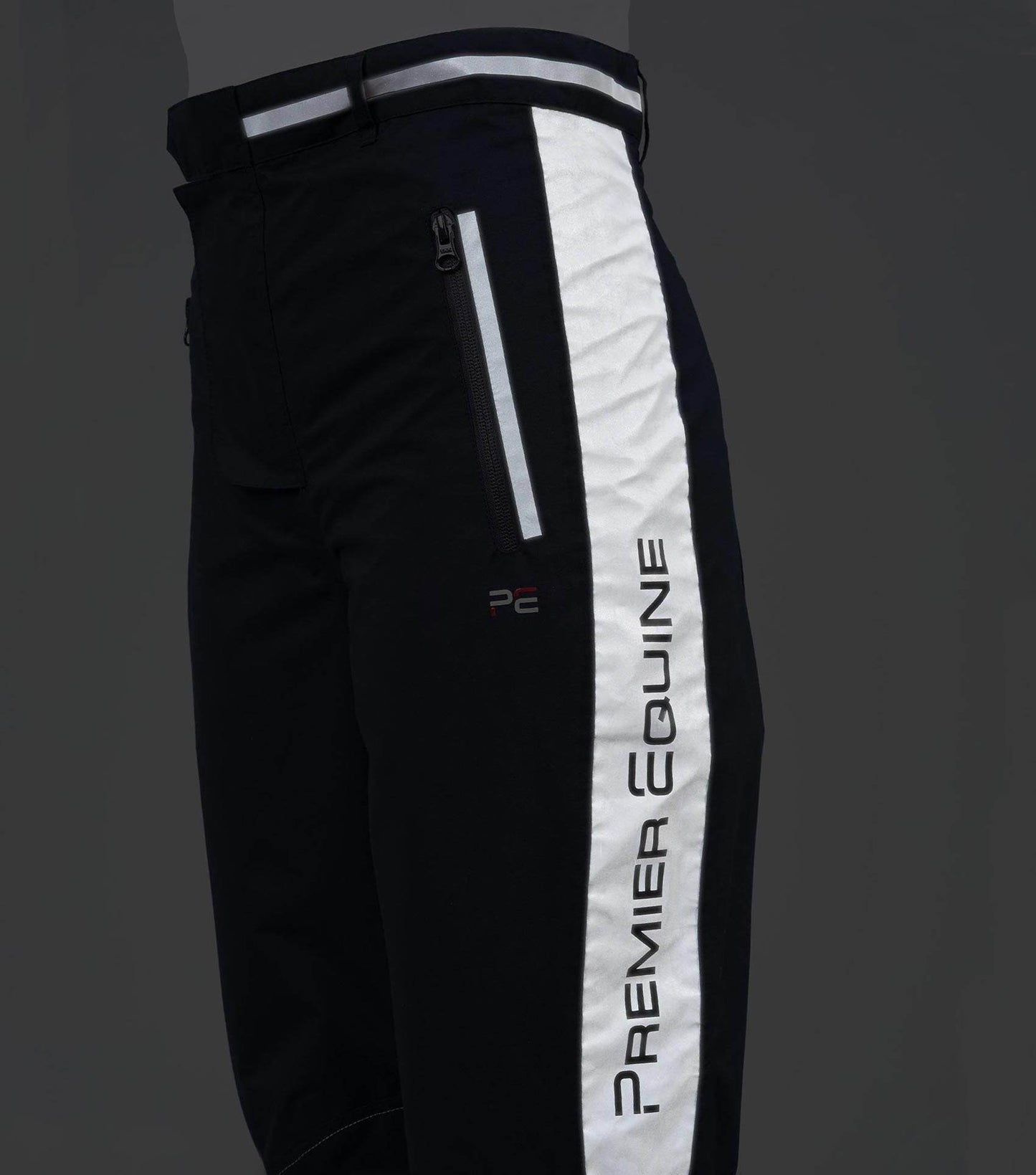 Premier Equine Lumen Reflective Unisex Riding Trousers - N P Equestrian & Pet Supplies Ltd 