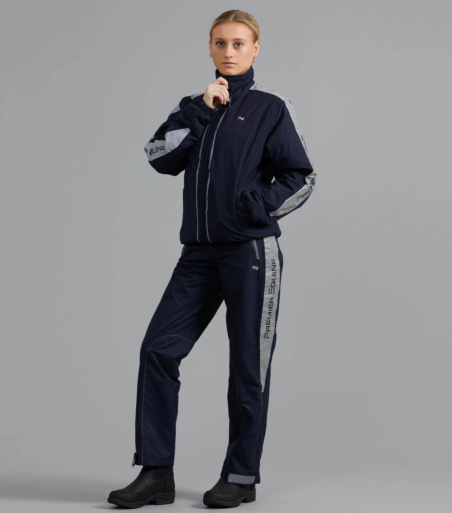Premier Equine Lumen Reflective Unisex Riding Trousers - N P Equestrian & Pet Supplies Ltd 