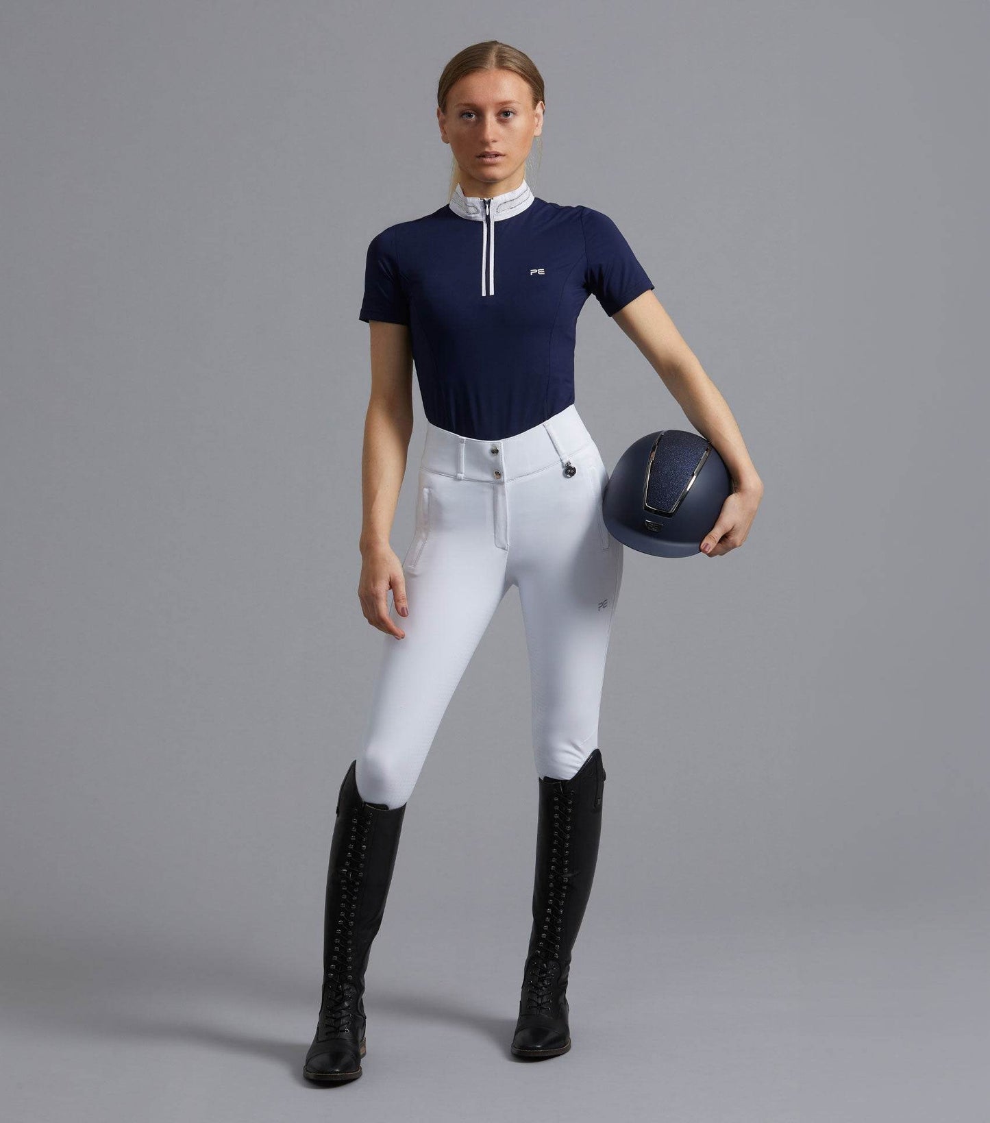 Premier Equine Maria Diamante Show Shirt - N P Equestrian & Pet Supplies Ltd 