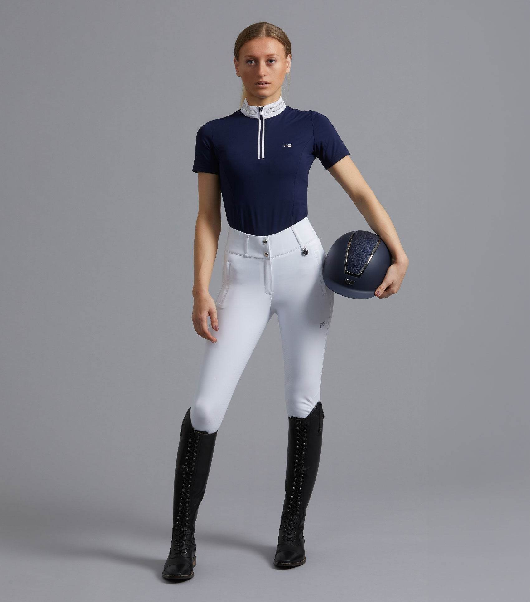 Premier Equine Maria Diamante Show Shirt - N P Equestrian & Pet Supplies Ltd 