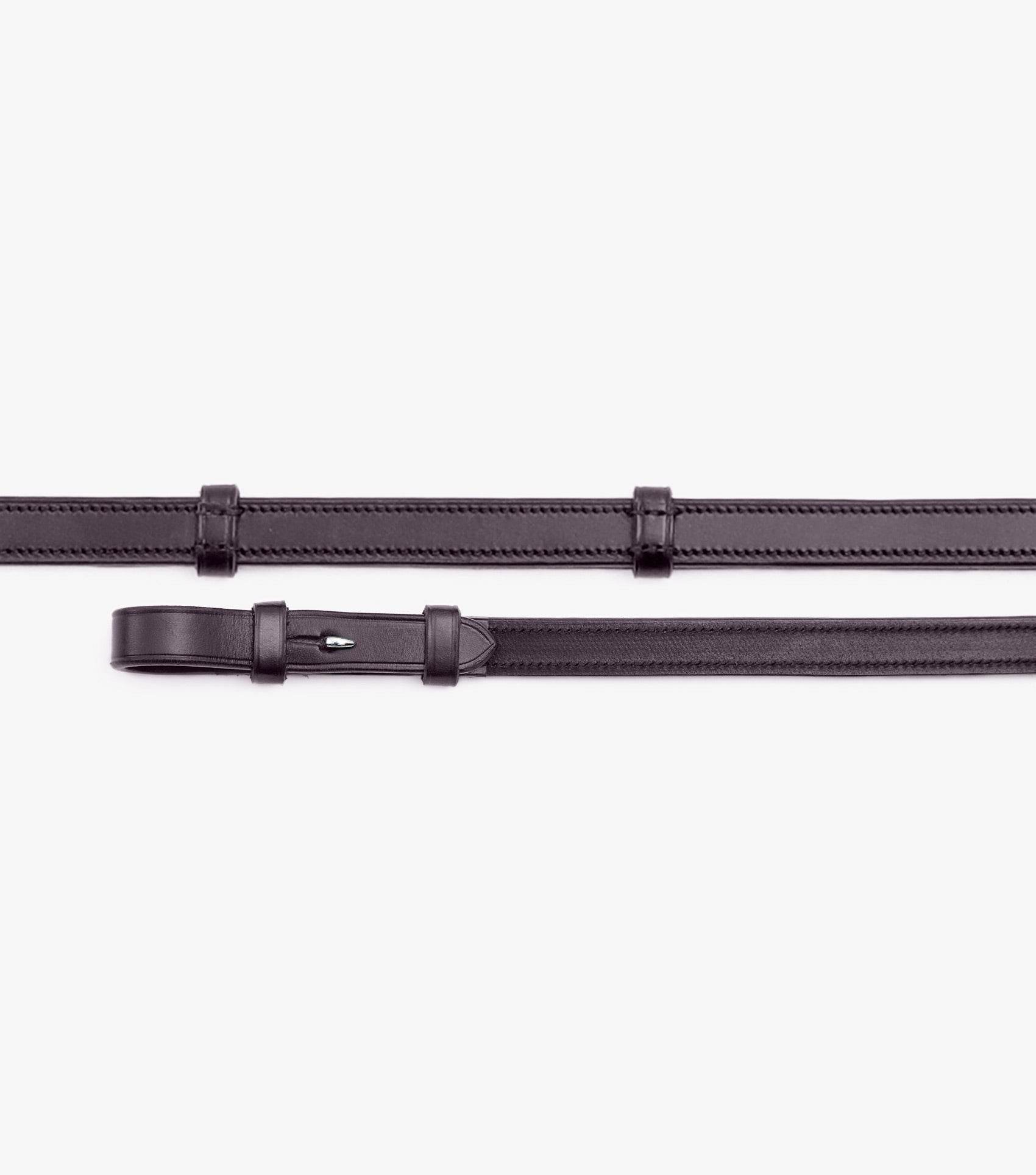 Premier Equine Matteo Leather Grip Reins Brown - N P Equestrian & Pet Supplies Ltd 