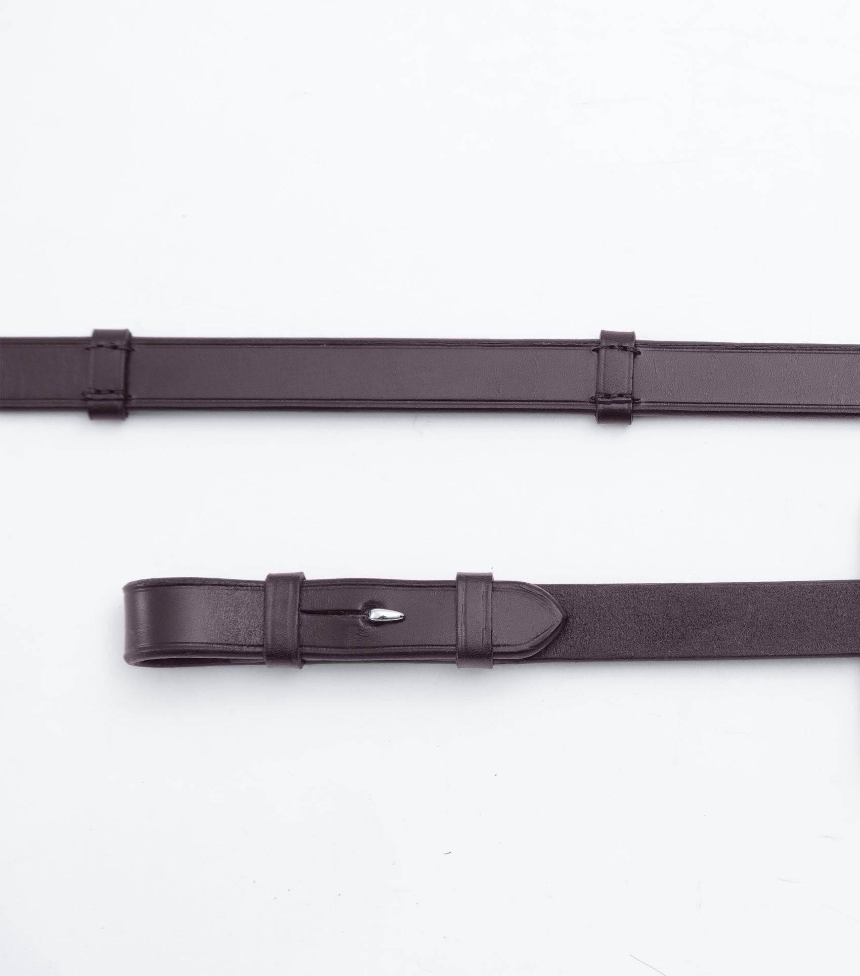 Premier Equine Matteo Leather Grip Reins Brown - N P Equestrian & Pet Supplies Ltd 
