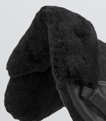 Premier Equine Merino Wool Saddle Pad - Half Pad Black/Black Wool