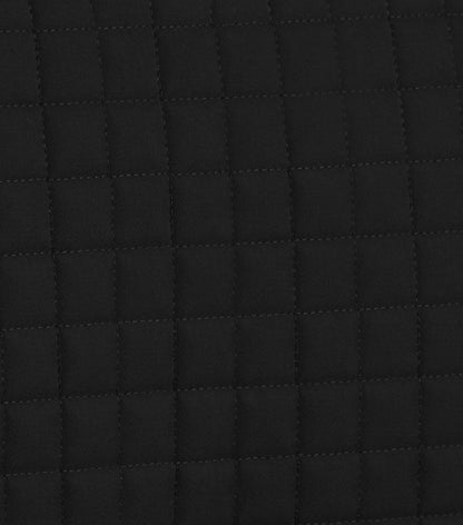 Premier Equine Merino Wool Saddle Pad - Half Pad Black/Black Wool