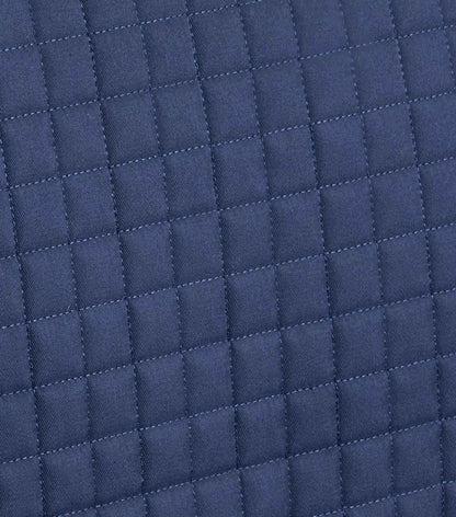 Premier Equine Merino Wool Saddle Pad - Half Pad Navy/Navy Wool