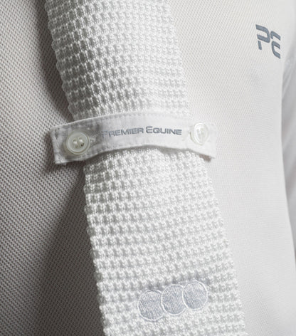 Premier Equine Mini Giulio Boy's Long Sleeve Show Shirt White