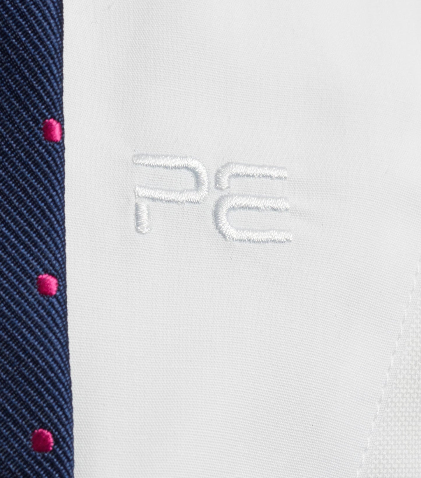 Premier Equine Luciana Girls Short Sleeve Show Shirt White