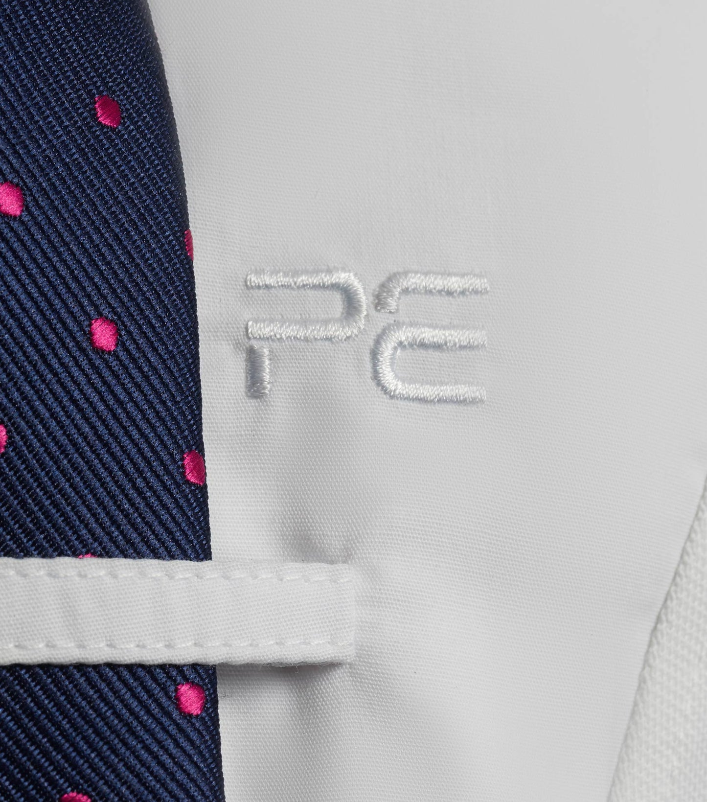 Premier Equine Tessa Girls Long Sleeve Show Shirt White