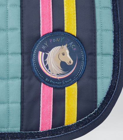 Premier Equine My Pony Jack Cotton GP/Jump Glitter Saddle Pad - N P Equestrian & Pet Supplies Ltd 