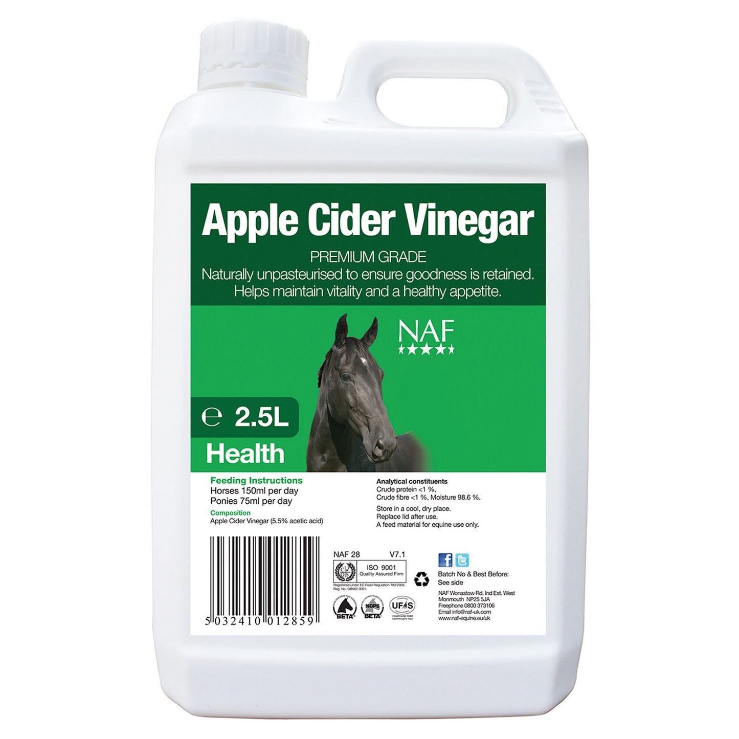 NAF Apple Cider Vinegar - N P Equestrian & Pet Supplies Ltd