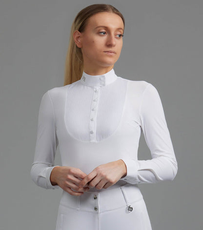 Premier Equine Navarra Long Sleeve Competition Shirt - N P Equestrian & Pet Supplies Ltd 
