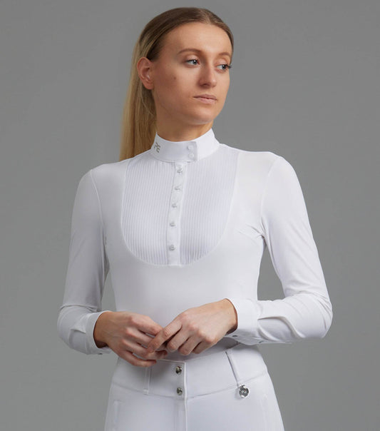 Premier Equine Navarra Long Sleeve Competition Shirt - N P Equestrian & Pet Supplies Ltd 