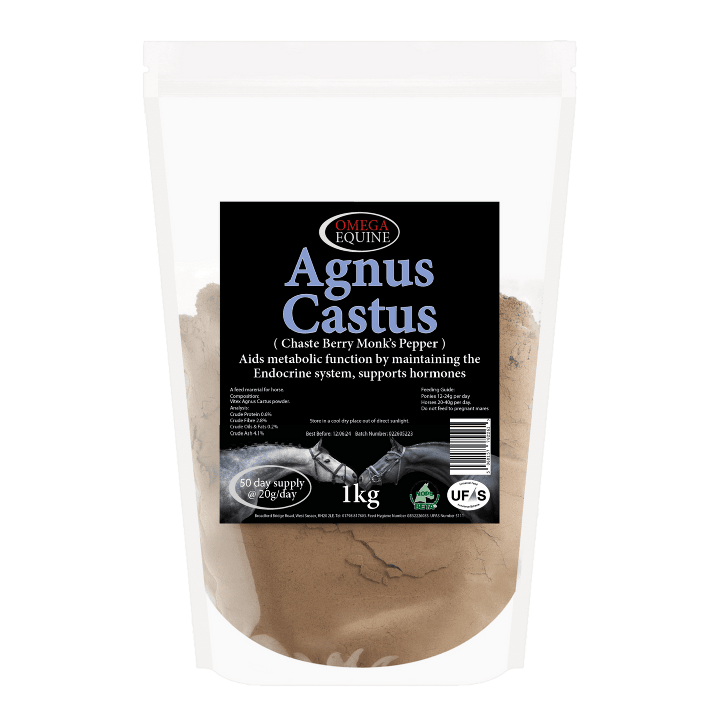Omega Equine Agnus Castus - N P Equestrian & Pet Supplies Ltd 