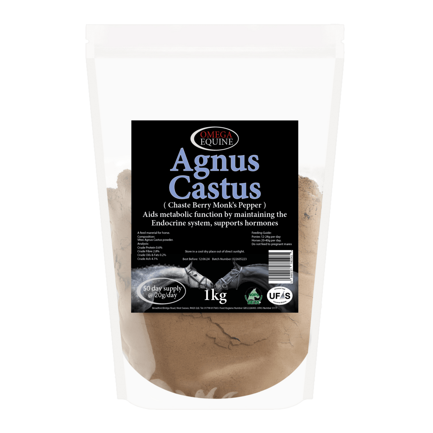 Omega Equine Agnus Castus - N P Equestrian & Pet Supplies Ltd 