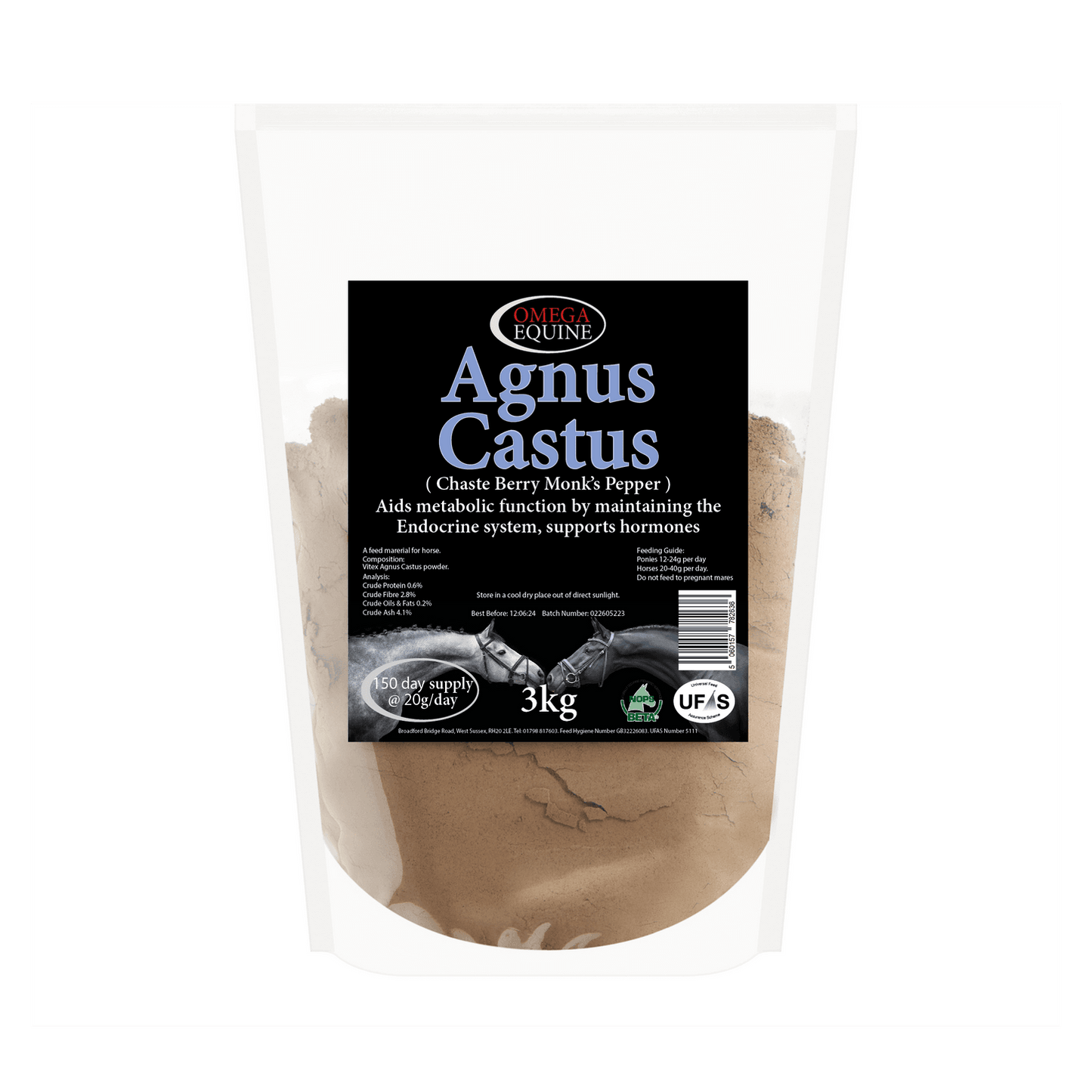 Omega Equine Agnus Castus - N P Equestrian & Pet Supplies Ltd 
