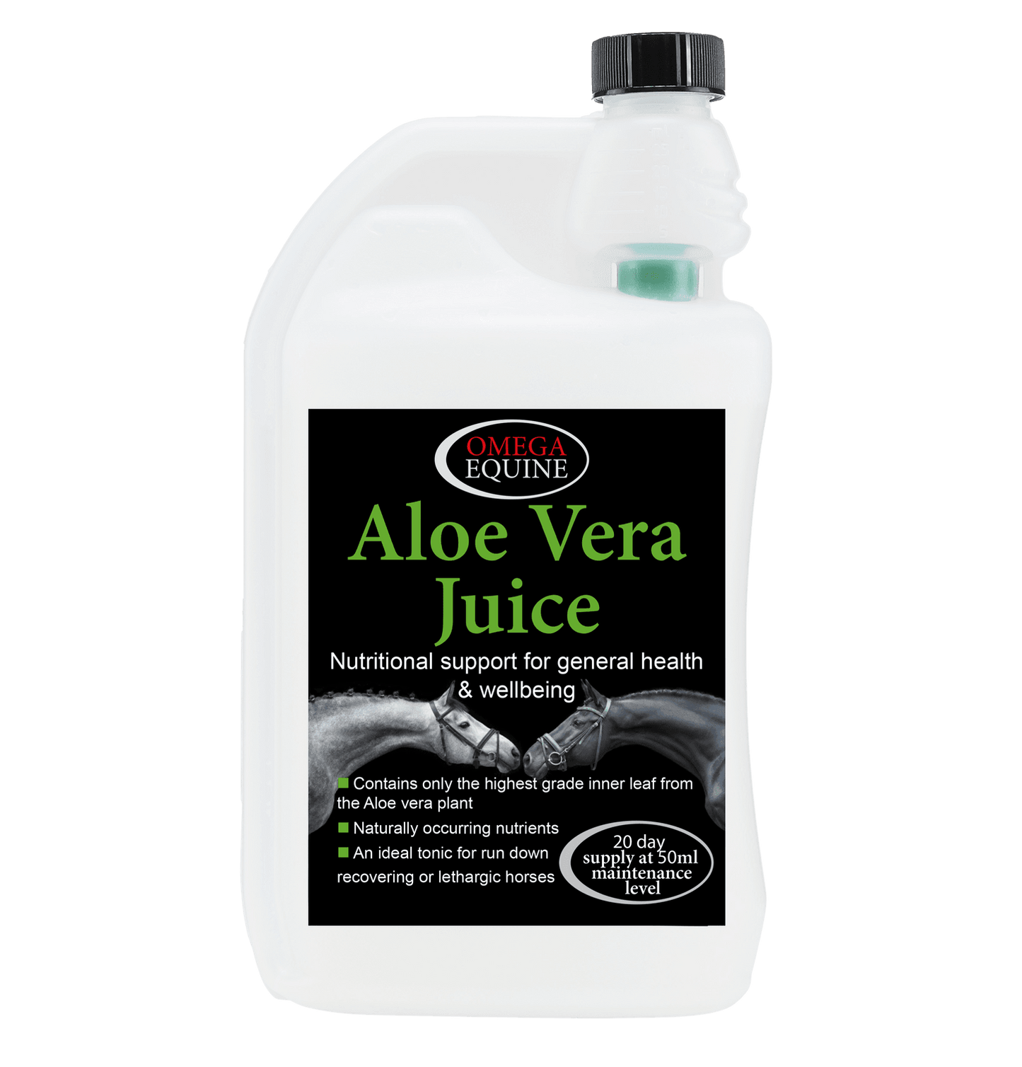 Omega Equine Aloe Juice - N P Equestrian & Pet Supplies Ltd 