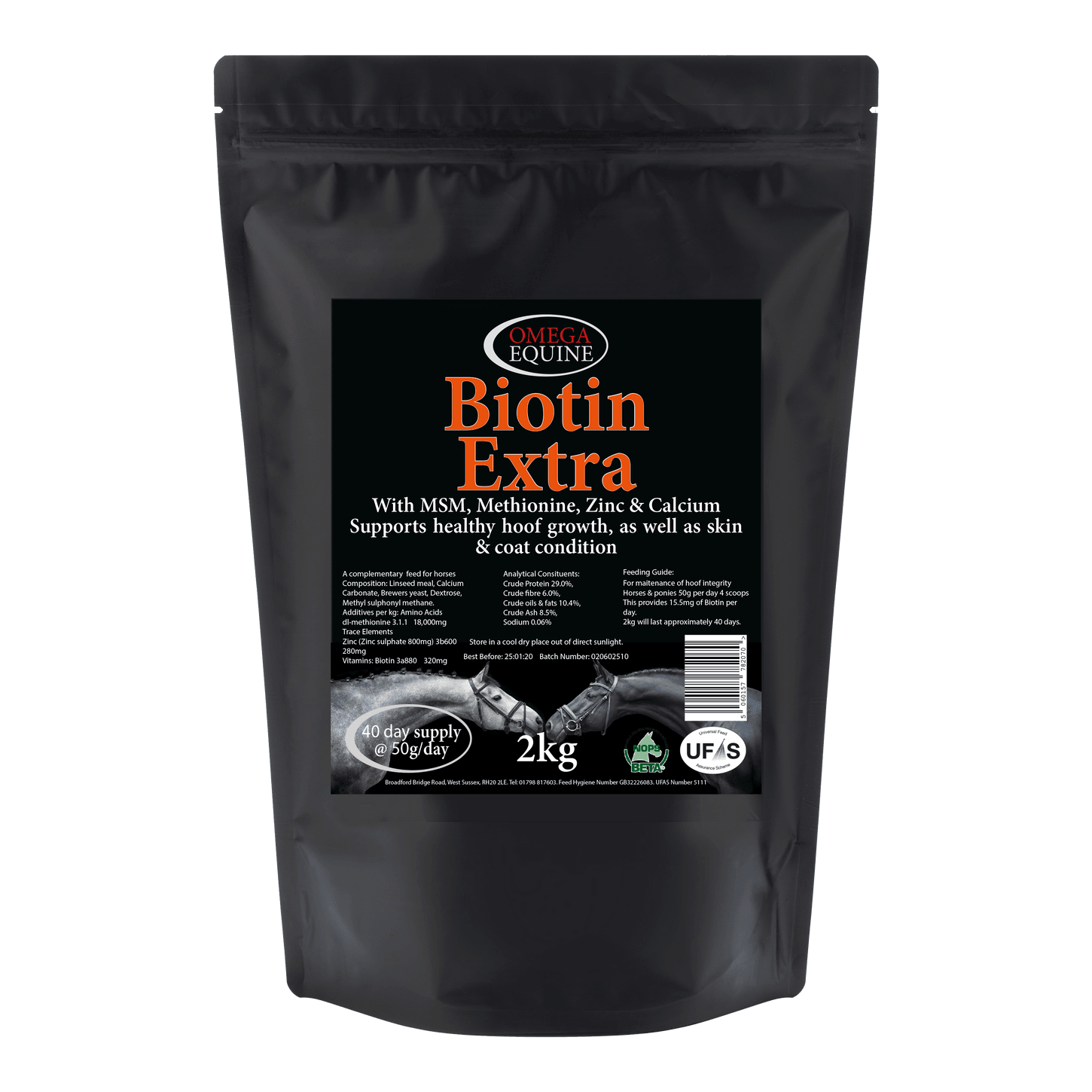 Omega Equine Biotin Extra - N P Equestrian & Pet Supplies Ltd 