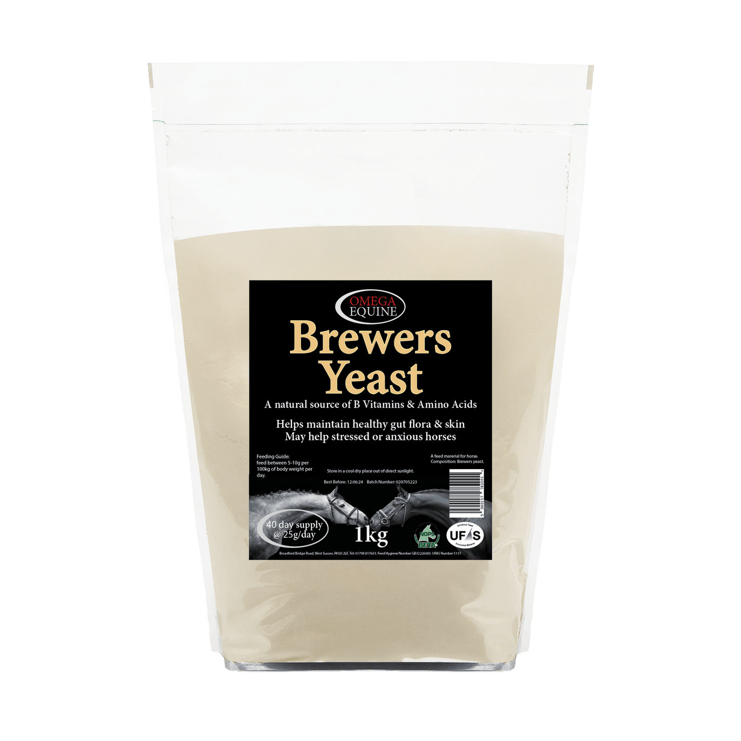 Omega Equine Brewers Yeast - N P Equestrian & Pet Supplies Ltd 
