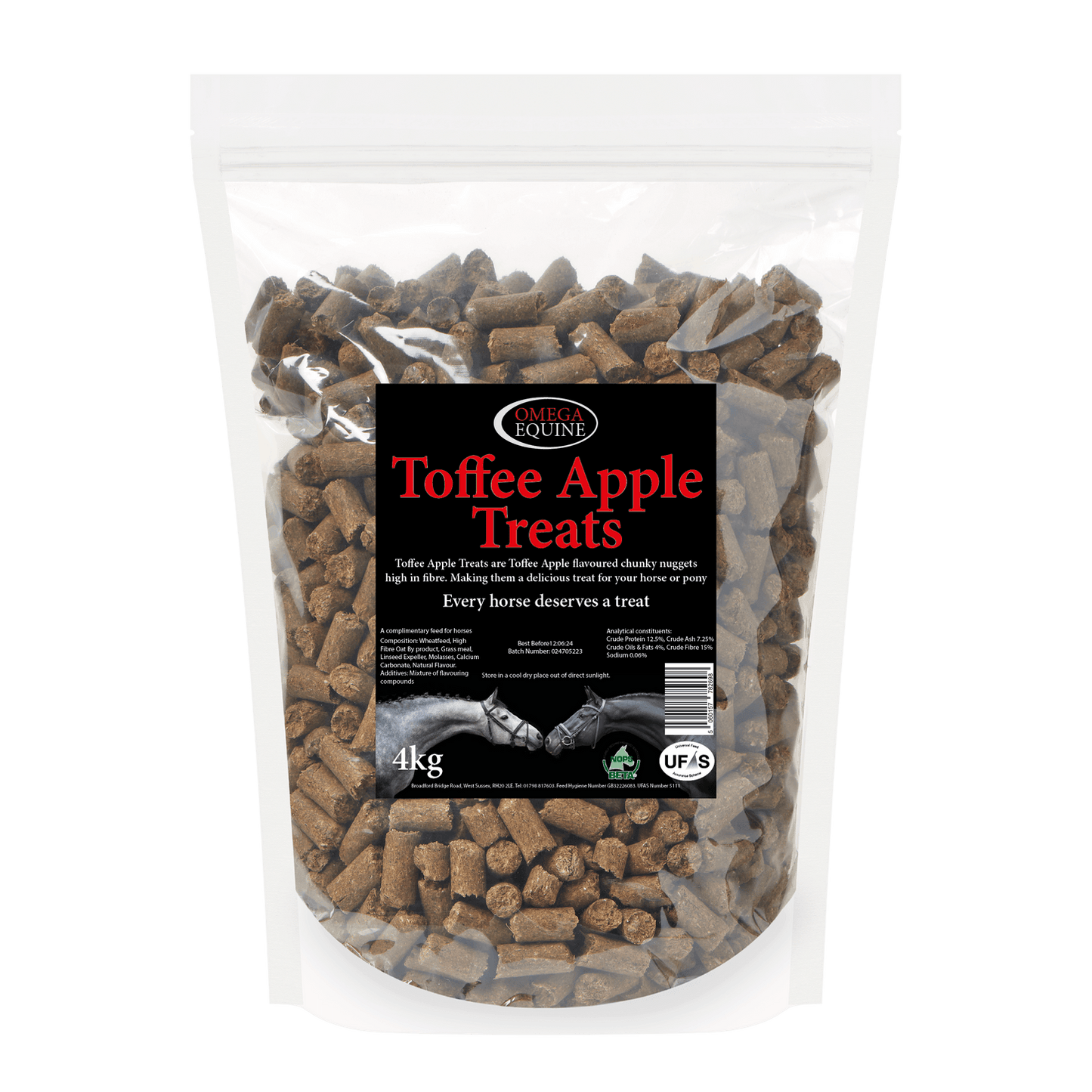 Omega Equine Toffee Apple Treats - N P Equestrian & Pet Supplies Ltd 